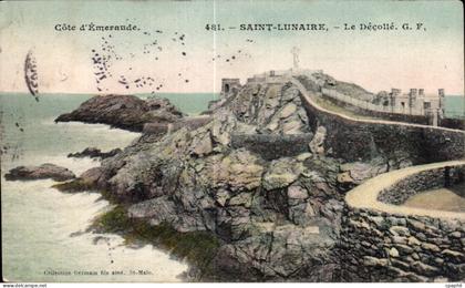 CPA Cote d Emeraude Saint Lunaire Le Decolle