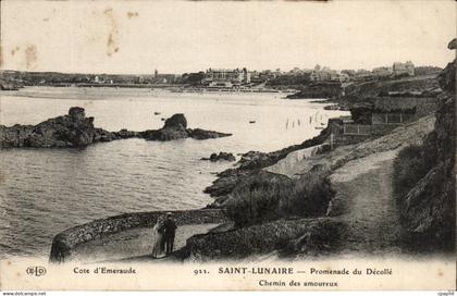 CPA Saint Lunaire Promenade du Decolle Chemin des amoureux