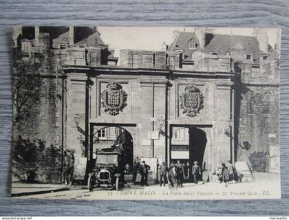 Cpa Saint Malo (35) la porte Saint Vincent