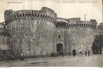 CPA Saint Malo Grande Porte