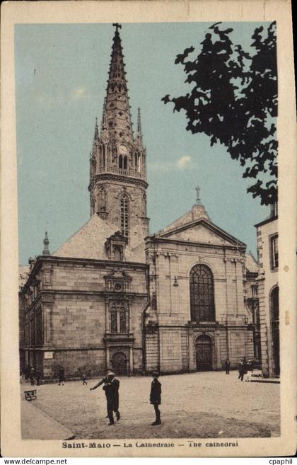 CPA Saint Malo La Cathedrale