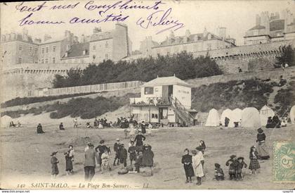 CPA Saint Malo La Plage Bon Secours