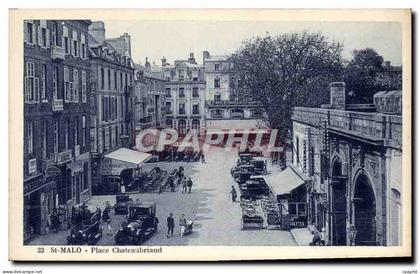 CPA Saint Malo Place Chateaubriand