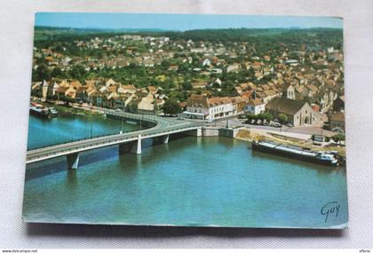 Cpm, Saint Mammes, le nouveau pont sur la Seine, Seine et marne 77