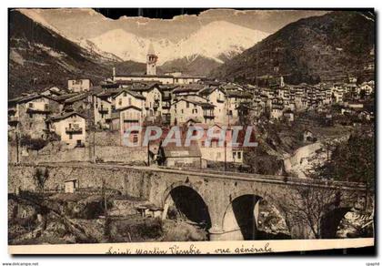 CPA Saint Martin Vesubie vue generale