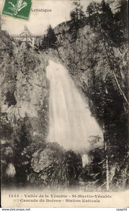 Vallee de la Vesubie CPA Saint Martin VEsubie Cascade du Boeron Station estivale