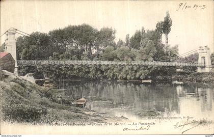 CPA St Maur Des Fosses Bords de la marne La passerelle