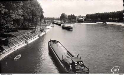 CPA Saint Maurice Charenton Le Pont La Marne vue du pont de Charenton