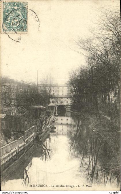 CPA Saint Maurice Le Moulin Rouge