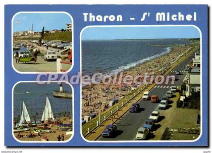 CPSM Tharon plage Saint Michel Chef Chef la plage et le port
