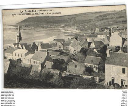 1 cpa Saint michel en grève