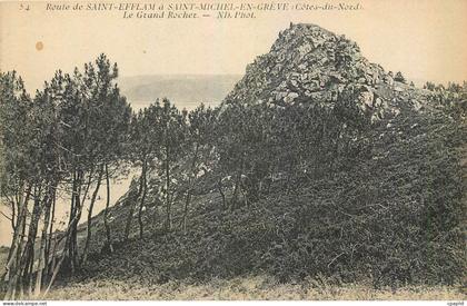 CPA Route de Saint Efflam a Saint Michel en Greve Cotes du Nord