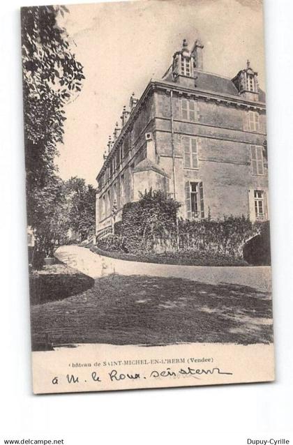 Château de SAINT MICHEL EN L'HERM - état