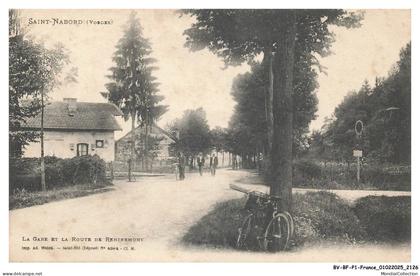 BV-BFP1-1065-88 - SAINT-NABORD - La gare et  la route de remiremont