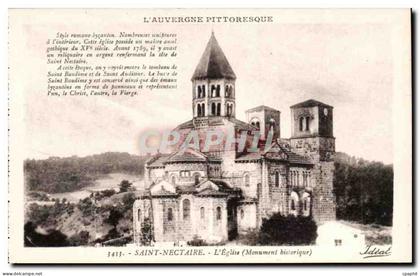 CPA Auvergne Saint Nectaire L'eglise