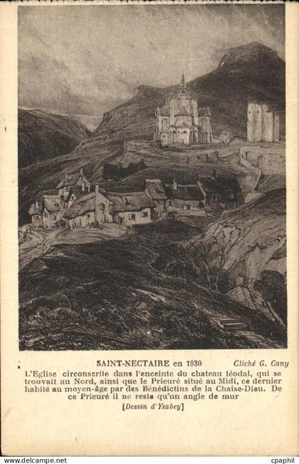 CPA Saint Nectaire L eglise