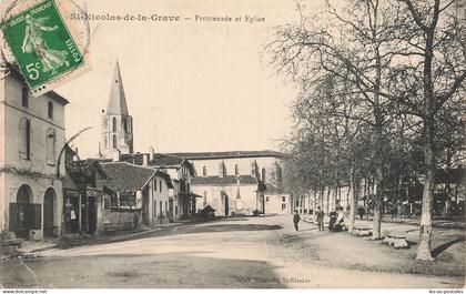 82 SAINT NICOLAS DE LA GRAVE L EGLISE