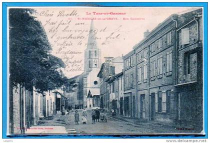 82 - SAINT NICOLAS de la GRAVE -- Rue Gambetta