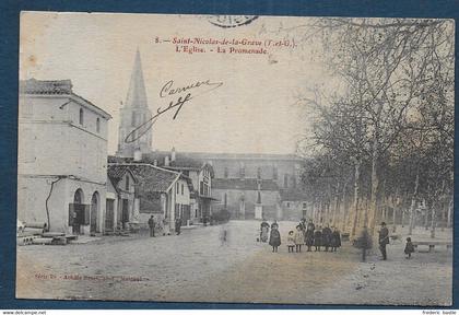 SAINT NICOLAS DE LA GRAVE - L' Eglise - La Promenade