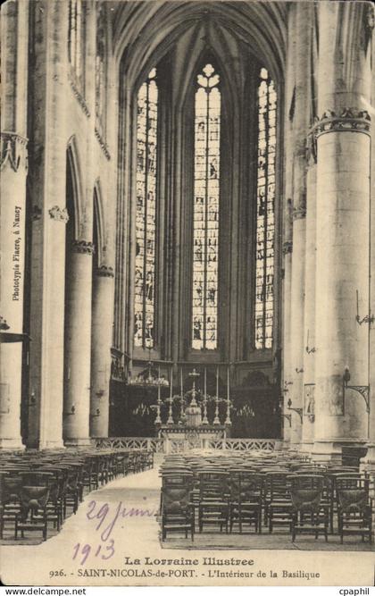 CPA Saint Nicolas De Port L'Interieur De La Basilique