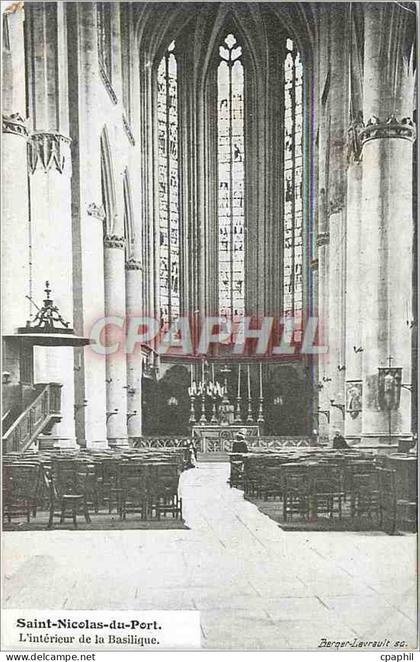CPA Saint Nicolas du Port L'Interieur de la Basilique