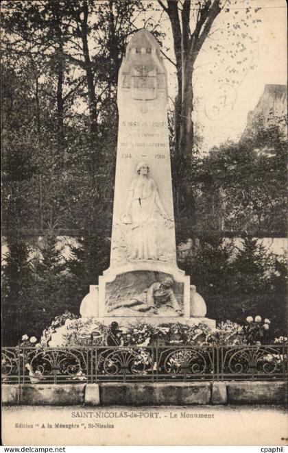Saint Nicolas de port CPA Le monument