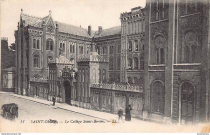 C021 France, Saint Omer Le College Saint-Berlin vintage  postcard