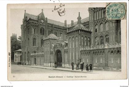CPA Carte Postale-France-Saint-Omer Collège Saint Bertin 1906-VM31330at