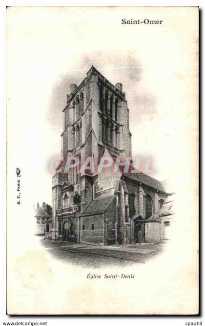CPA Saint Omer Eglise Saint Denis