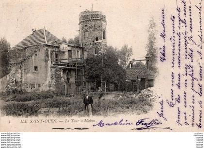 CPA 93 SAINT OUEN  -  ile  saint ouen - tour Mabus