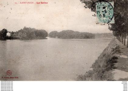 CPA 93 SAINT OUEN  - la seine