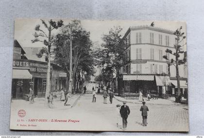 Saint Ouen, l'avenue Frayce, Seine saint Denis 93