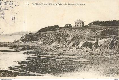 CPA SAINT-PAIR-SUR-MER-La crete et la Pointe de Granville