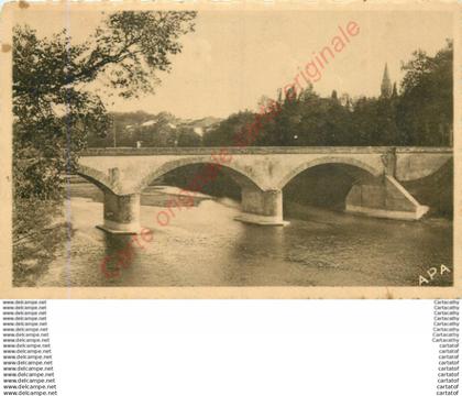 81.  SAINT PAUL CAP DE JOUX .  Le pont sur l'Agout .