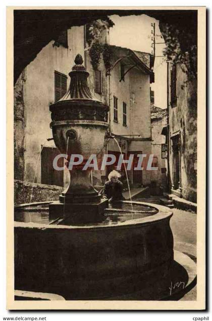 CPA Saint Paul La Vieille Fontaine Femme (animee)