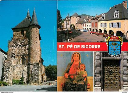 Carte Postale - 65 - Saint Pé de Bigorre - Multivues - Vierge à l'enfant - Art Religieux - Blasons - CPM - Voir Scans Re