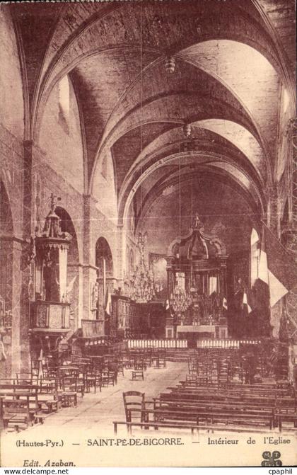 CPA Saint Pe De Bigorre Interieur de I Eglise
