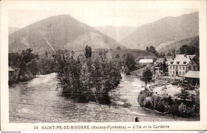 CPA Saint Pe De Bigorre L'ile et la Cardrie