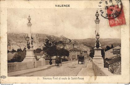 CPA Nouveau Pont et Route de Saint Peray