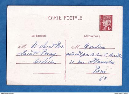 CPA - SAINT PERAY - écrit sous l'occupation par Raymond SAINT PRIX acteur de la Comédie Française / Peintre - 1942 WW2