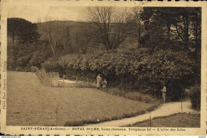 CPA Saint Peray Hotel Roche L'allee des Lilas