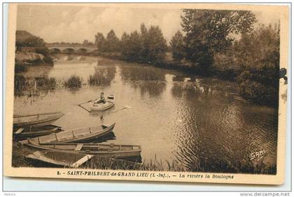 SAINT PHILBERT DE GRAND LIEU  - La rivière la boulogne.