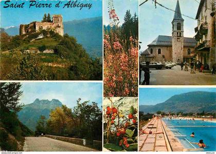 Carte Postale - 73 - Saint Pierre d'Albigny - Multivues - Piscine - Carte Dentelée - CPSM grand format - Voir Scans Rect