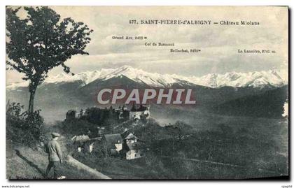 CPA Saint Pierre d Albigny Chateau Miolans