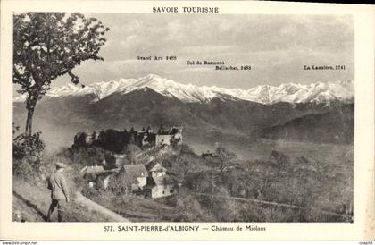 CPA Savoie Tourisme Saint Pierre d'Albigny chateau de Miolans