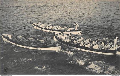 Saint-Pierre et Miquelon - Une course d'embarcations de l'Etat - Ed. H.L.M.