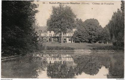 CPA  Carte Postale France Saint Pierre le Moutier  Château de Fontallier 1918   VM105579