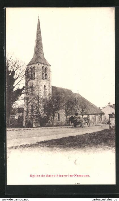 CPA Saint-Pierre-les-Nemours, Eglise