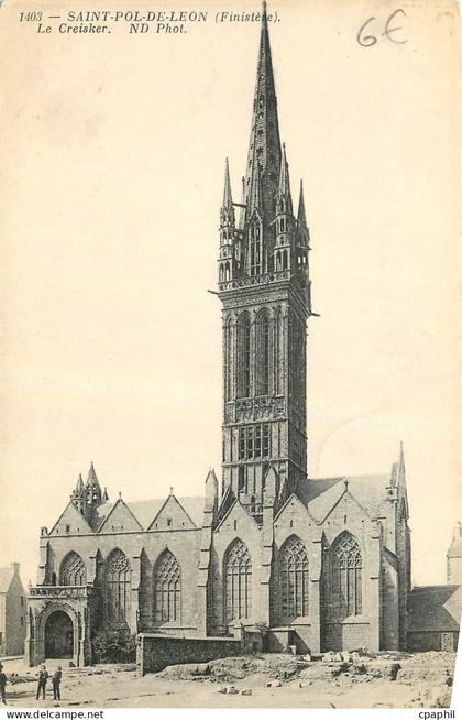 CPA Saint pol de Leon Finistere Le Creisker