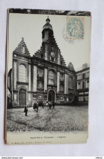 Saint Pol sur Ternois, l'église, Pas de Calais 62